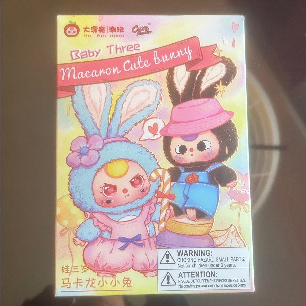 Baby Three Macaron Cute Bunny Single Box